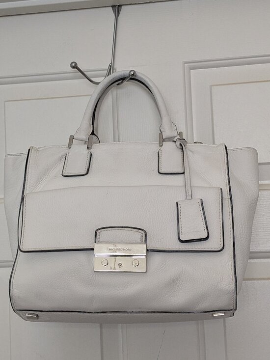 Michael Kors Handbags - Michael Kors Women's Handback Leather Purse White .